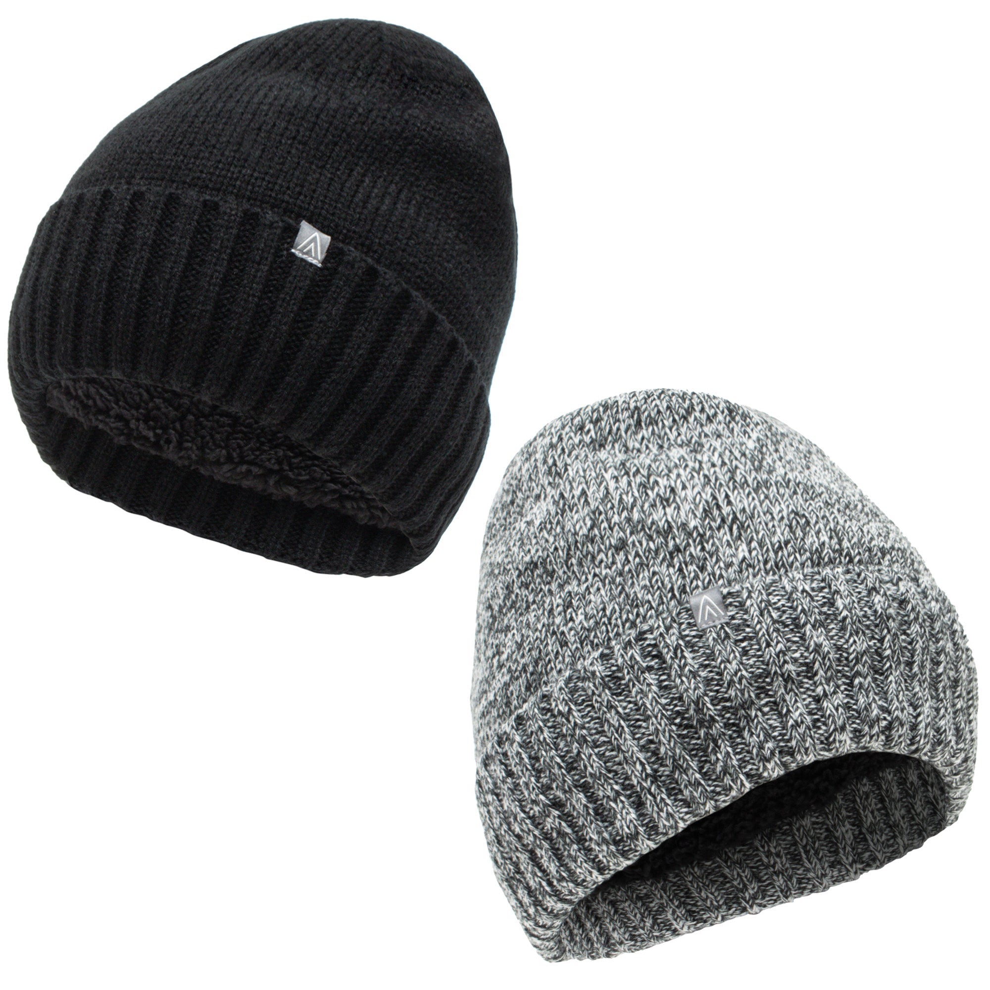Sherpa Lined Beanies 2 Pack